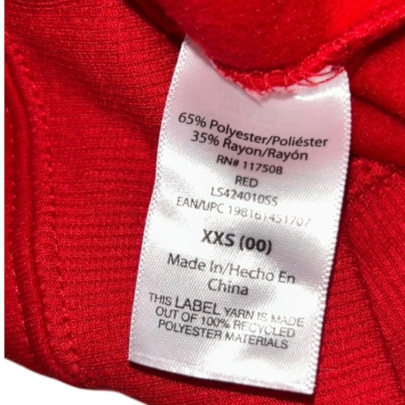 Women’s Christmas Naughty List Graphic Pullover Sweatshirt Long Sleeves, Sz XXS - Picture 9 of 10